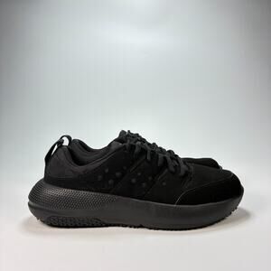 Crocs On The Clock Work Sneaker Black Slip Resistant Shoes 209476 Women's Size 8